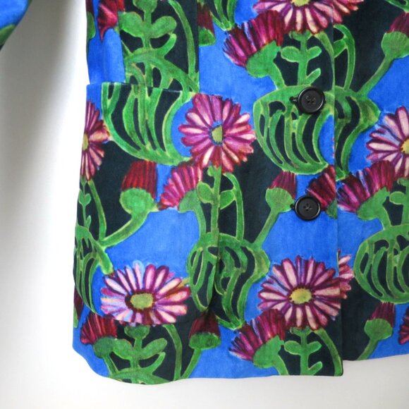 La DoubleJ 24/7 Velvet Floral Jacket Size M - Picture 7 of 12